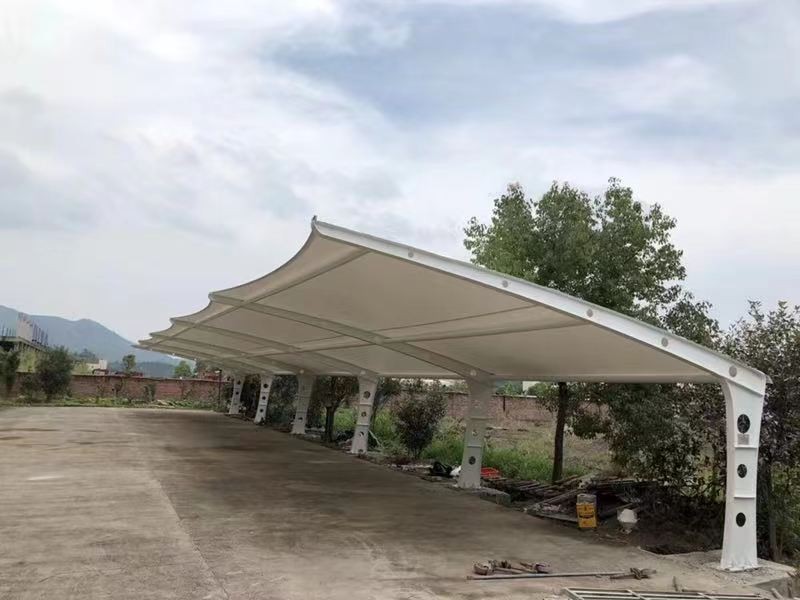 2026滨江区学校膜结构自行车棚工程，耐腐蚀膜结构厂家施工-3