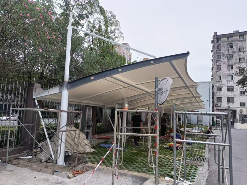 滨江区新能源充电桩膜结构车棚建设,2026热门工程方案-1